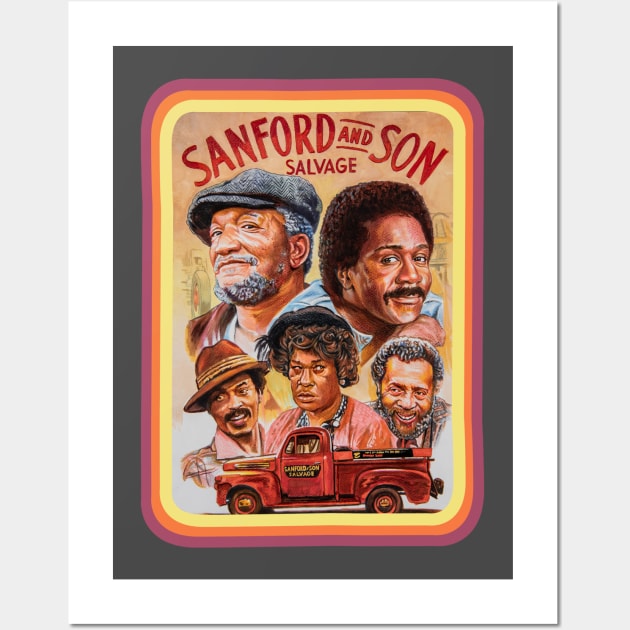 Sanford and Son Art Wall Art by Chris Hoffman Art